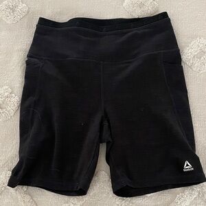 Reebok Women's Black Bike Shorts